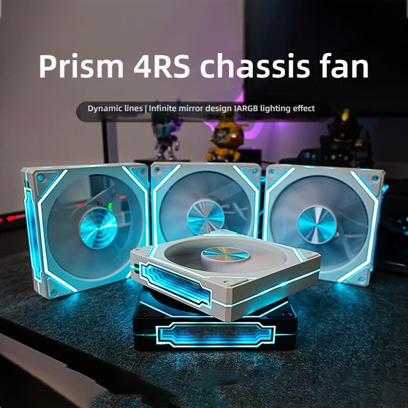 Lăng Kính 4RS Ngoài Dạ Quang 4Pro Khung Xe Quạt ARGB Quạt Làm Mát Im Lặng Nhìn Biển Phòng Máy Tính Đ
