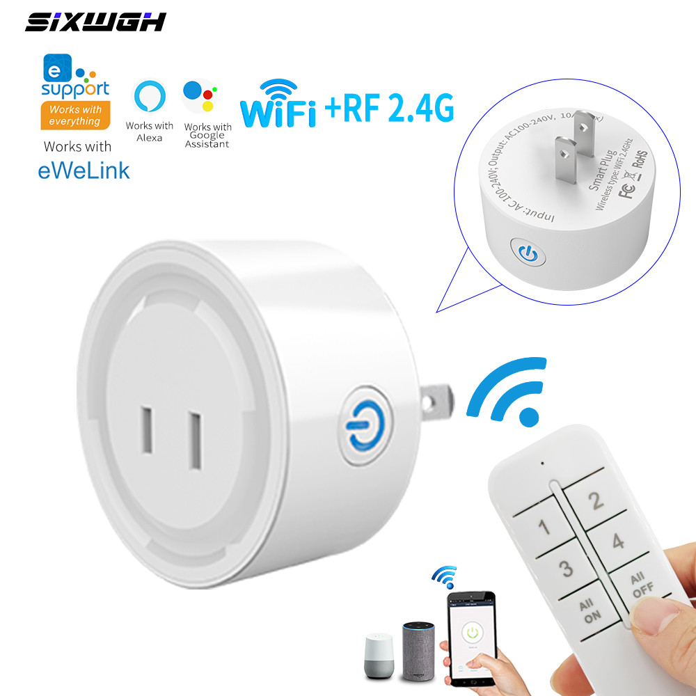 Ổ cắm thông minh WiFi công tắc ổ cắm điều khiển từ xa hỗ trợ điều khiển ứng dụng EWeLink và điều khi