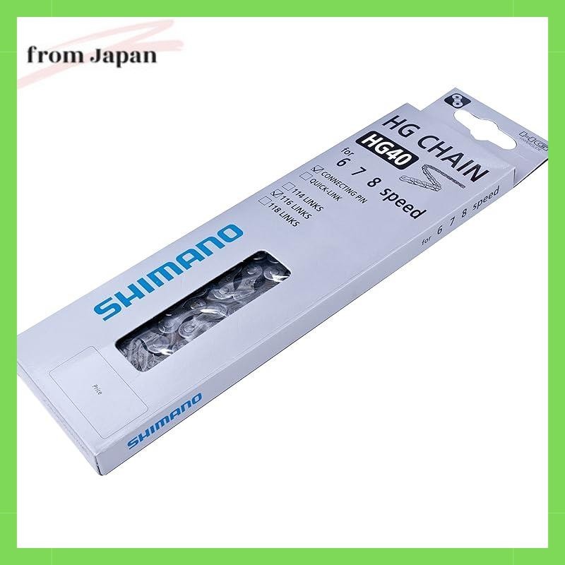 Xích SHIMANO (SHIMANO) (tốc độ 8 / 7 / 6) CN-HG40 Chain Pin Spec 6 / 7 / 8S 116L ICNHG40116I
