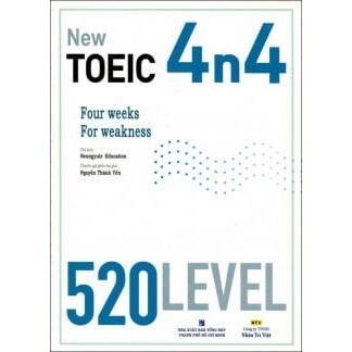 Sách New TOEIC 4n4 520 Level (Kèm CD)