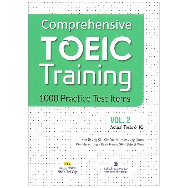 Sách Comprehensive Toeic Training 1000 Practice Test Items (Vol 2) - Kèm CD