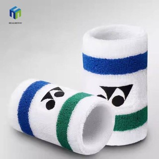 Healmeyou Dây đeo cổ tay thể thao, Dây đeo cổ tay Tennis kỷ niệm 75 năm thấm mồ hôi, Khăn quấn cổ tay cầu lông cổ điển Bảo vệ cổ tay Thể dục Thể thao
