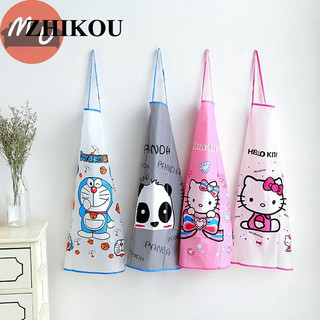 Tạp Dề Chống Thấm Nước Hình Gấu Trúc Dễ Thương Cho Bé
