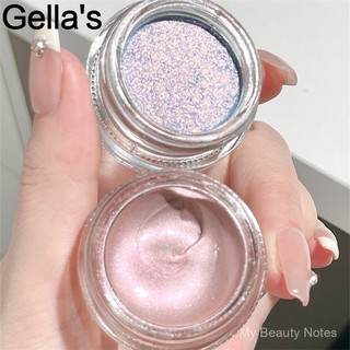 Gella's Monochrome Liquid Eye Shadow Pearlescent Thin and Glittering Cream Texture No Falling out Liquid Eye Shadow JN6H