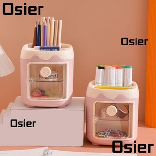 Hộp đựng bút OSIER1, Thùng đựng bút nhựa đa chức năng, Quà tặng bể chứa hình lợn / xe chất lượng cao