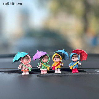 Xoitu Ô Dễ Thương Cặp Đôi Trang Trí Nội Thất Ô Tô Nhân Vật Hành Động Gương Chiếu Hậu Tự Động Bảng Điều Khiển Đồ Trang Trí Cho Phụ Kiện Ô Tô VN