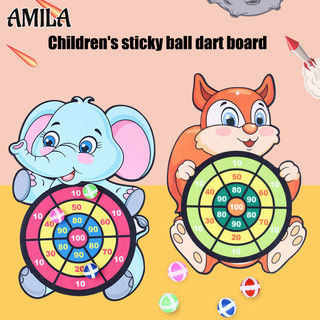 Amila Trẻ Em Dính Bóng Phi Tiêu Họa Tiết Hoạt Hình Bóng Đồ Chơi Tương Tác Cha Mẹ-Con Voi Hút Bóng