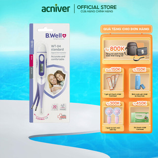 Nhiệt kế điện tử B.WELL WT-04 đo nhiệt độ cơ thể, sữa và nước tắm cho bé, kết quả nhanh, chính xác