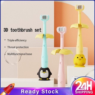 [Đang Giảm Giá] Bàn Chải đánh Răng Làm Sạch Bàn Chải đánh Răng Cho Trẻ Em Độ Tuổi áp Dụng 2-12 Tuổi Bàn Chải đánh Răng Bằng Len Mềm Hình Chữ U Chất Liệu Bàn Chải đánh Răng Mềm Bàn Chải đánh Răng Cho Bé PP Bàn Chải Chăm Sóc Răng Miệng