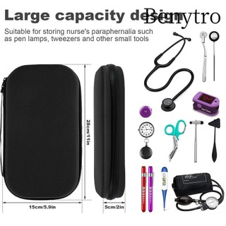 Benytro Ống nghe, Gói thiết bị y tế cứng EVA, Túi lưu trữ có khóa kéo chống sốc dung tích lớn di động Du lịch
