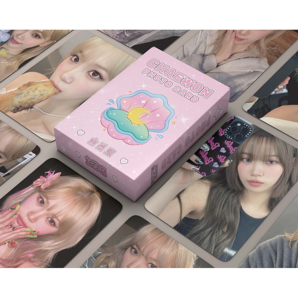 50-124 Chiếc LE SSERAFIM Laser HOLOGRAPHIC LOMO Thẻ Đêm Hoàn Hảo Dễ Dàng Album Sakura CHAEWON YUNJIN