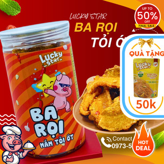 Ba rọi mắm tỏi hũ 225g combo đồ ăn vặt ngon rẻ cay