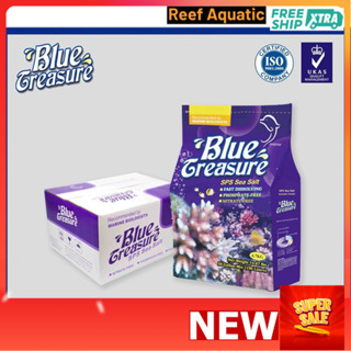 Muối cho bể cá biển, bể san hô Blue Treasure SPS Sea Salt (Túi 6,67kg, 3.35kg nguyên )