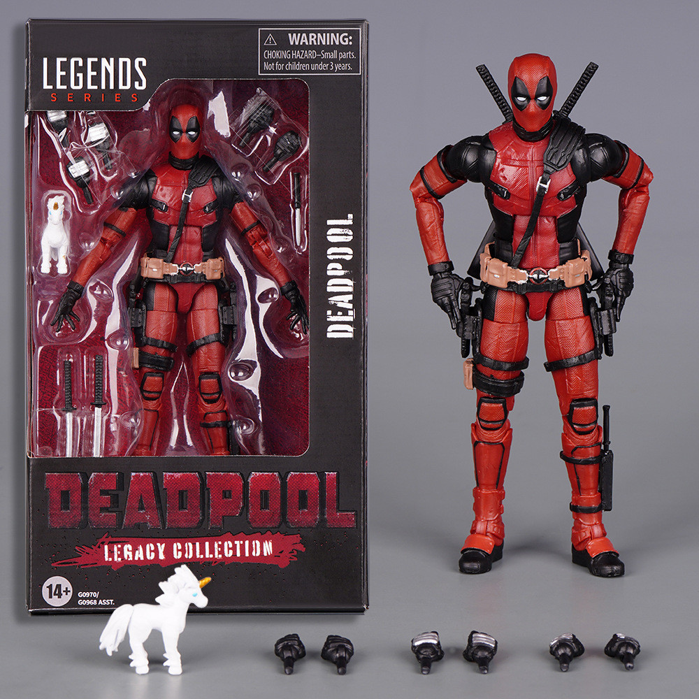 Đồ Chơi Nóng Nhân Vật Hành Động Deadpool & Wolverine X-Men 2.0 025EX Revoltech Deadpool SHF Mô Hình 