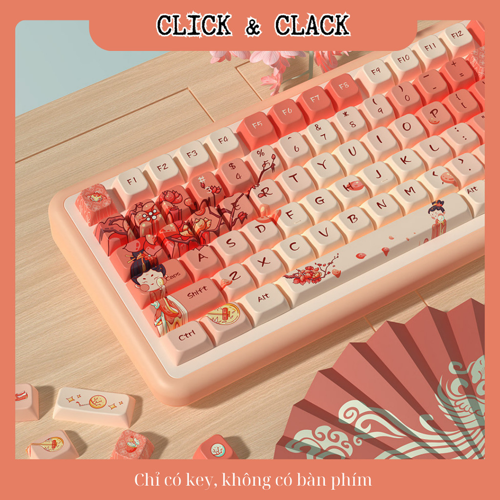 Keycap Chinese Empress - MDA Profile - PBT cao cấp 158 Phím | BigBuy360 - bigbuy360.vn