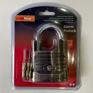 Ổ khoá còi báo động chống cắt chống trộm Kinbar Crown size 7P   Bảo Hành 24 tháng   