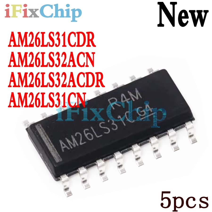 5 Chiếc Mới AM26LS31CDR SOP-16 AM26LS31C 26LS31 AM26LS32ACDR Am26ls32ac AM26LS32 AM26LS31CN AM26LS31
