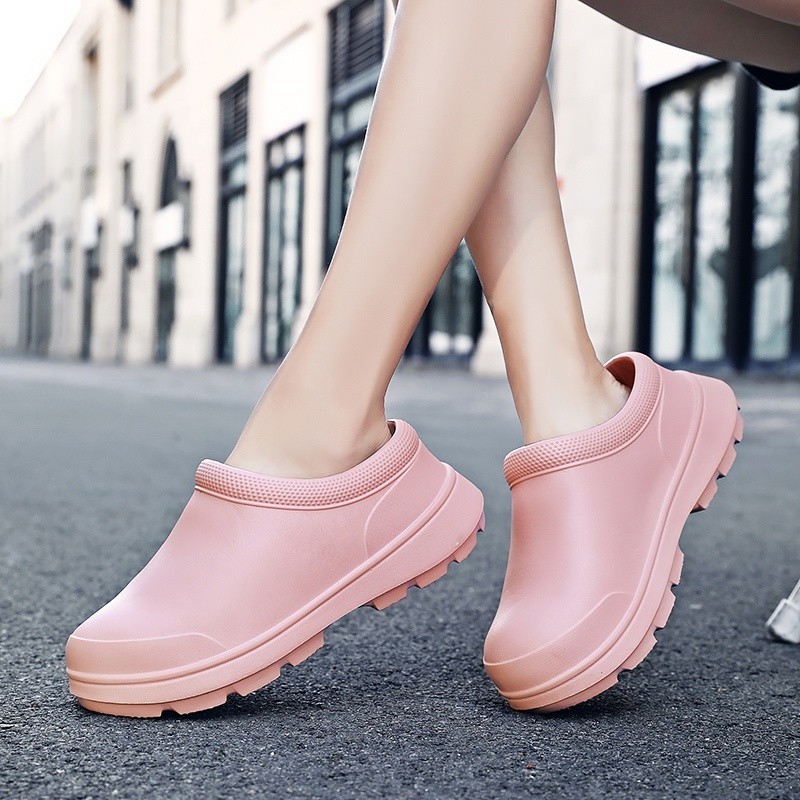 Giày đầu bếp, giày nhà bếp, giày nước chống thấm nước, giày đi mưa, giày vệ sinh ăn uống nam nữ