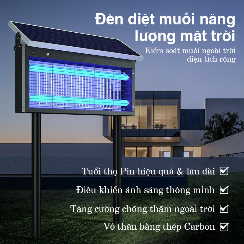 Đèn Bắt Muỗi Ngoài Trời, Sân Vườn Thông Minh, Thu Hút Diệt Đuổi Côn Trùng, Hiệu Quả An Toàn