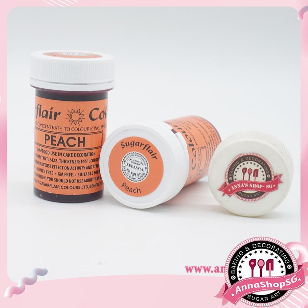 MÀU THỰC PHẨM SUGARFLAIR - PEACH 25G