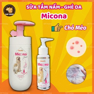  Sữa tắm micona cho chó mèo giúp phòng và loại bỏ nấm da ghẻ da và các vấn đề về da cho chó mèo 