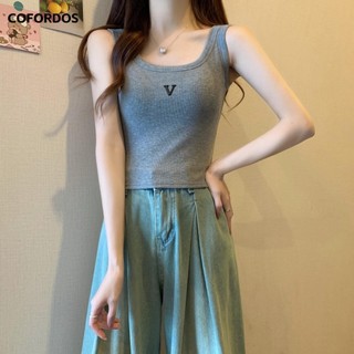 COFORDOS Áo ngắn thời trang thường ngày ngoài trời