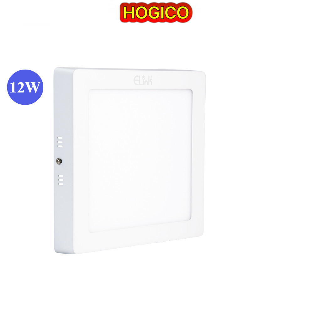 Đèn LED PANEL ốp trần ELINK 12W vuông, Ánh sáng trắng