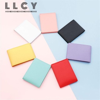 LLCY Hộp đựng thẻ ID Quà tặng Giấy phép lái xe Túi đựng thẻ da Ví Mini
