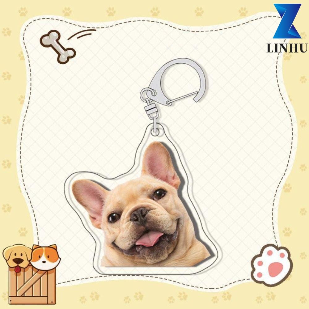 Móc khóa chó Collie Border Cặp đôi thời trang Samoyed