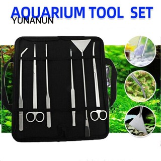 Yunaun Bộ dụng cụ bể cá Bộ dụng cụ trang trí cây thủy sinh thực tế Kéo sóng