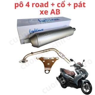  Pô 4 road lắp xe ab airblade 125 150 160 cao cấp nhập khẩu kèm cổ và pat gắn bảo hành 1 năm hàng chất lượng cao 