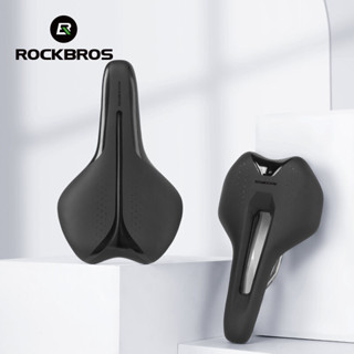 ROCKBROS Yên Xe Đạp Nam Nữ Nhẹ Chống Thấm Nước Thoáng Khí Chống Sốc Xe Đạp Đường Bộ Đệm Ghế MTB Rỗng Thoải Mái Ổn Định Thiết Bị Đi Xe Đạp