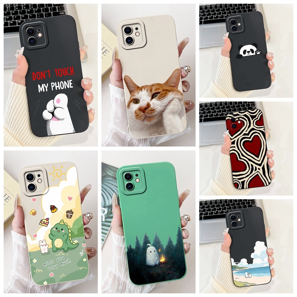 Dành Cho iPhone 11 A2221 Ốp Lưng 6.1 '' Mèo Gấu Trúc Thời Trang Silicon Ốp Lưng Cho iPhone 11 Ốp lưn