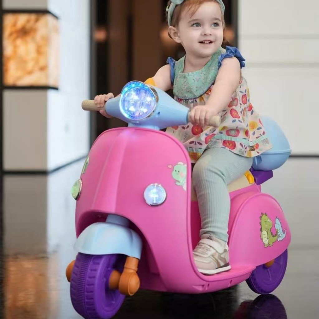 Xe máy điện khủng long 1022 cho bé từ 2-7 tuổi BABIBO KIDS