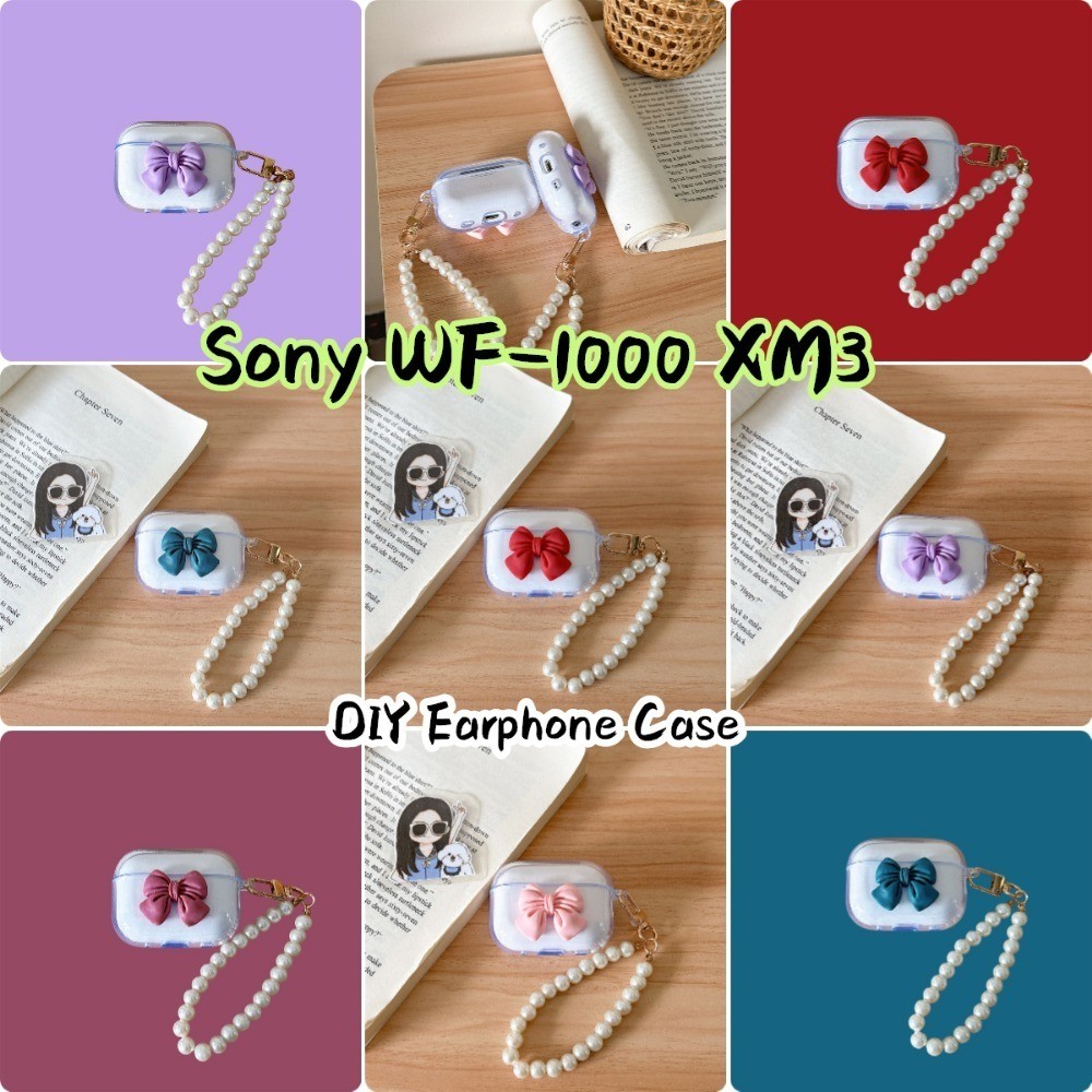 【imamura】Cho Sony WF-1000 XM3 ốp tai ng Case DIY sáng kiến phim hoạt hình Vỏ Bảo Vệ Hộp Sạc Tai Nghe