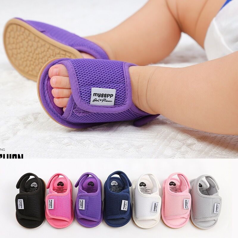 Dép tập đi đầu tiên cho bé 0-12 tháng | Đế mềm chống trượt | Sơ sinh đến trẻ mới biết đi