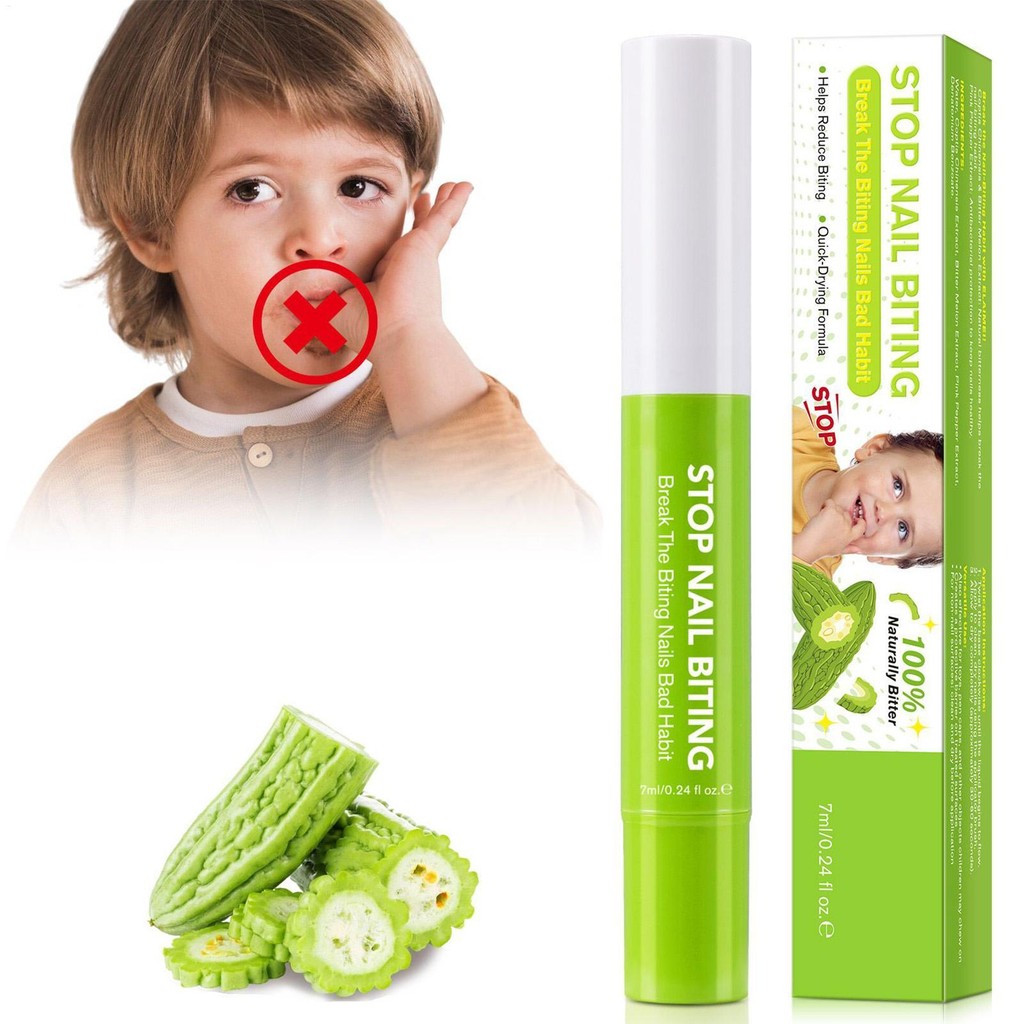 7ml Chống Cắn Mũi Nhọn Click Pen Stop Nail Biting Bitter Stop Suck Bitter Nail Water Nail Care Solut