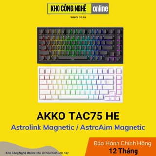 Bàn phím cơ AKKO TAC75 HE Magnetic Switch Led RGB, Rapid Trigger, 16KHz (Hàng Chính Hãng)