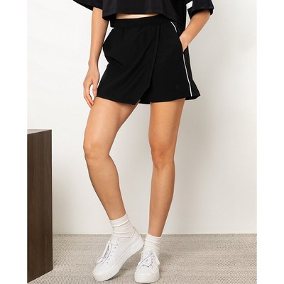 SKECHERS - Quần short nữ giả váy lưng thun_SL325W431-0018