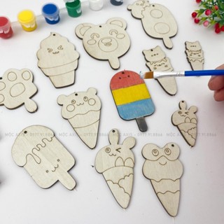 Set 10 Tranh Gỗ Tô Màu Cho Bé