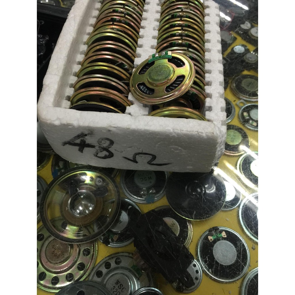 Loa 40mm 48 Euro 0.5W 4cm Loa 48 Euro 0.5 W40mm Loa Siêu Mỏng Dày 5mm48R0.5W