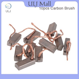 ULJ 10 chiếc 5 * 7 * 19mm Máy phát điện Bàn chải Carbon Máy phát điện ô tô Dụng cụ điện Bộ điều chỉnh ô tô Đồng thấp.