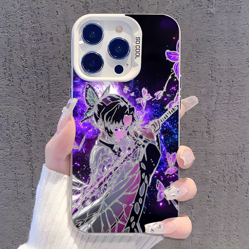 Ốp lưng tương thích Iphone Samsung Vivo hình Kochou Shinobu Demon Slayer Thanh gươm diệt quỷ có hiệu