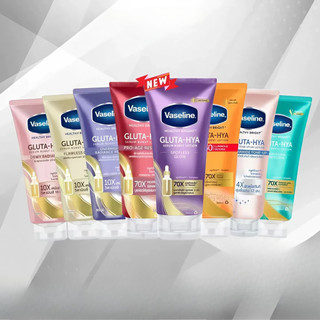  Sữa Dưỡng Thể Vaseline Dưỡng Trắng Da Body Healthy Bright Gluta - Hya Serum Burst 10X 50X 70X - Jron Beauty 
