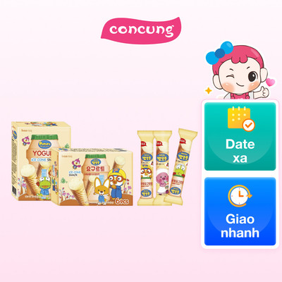 Bánh kem ốc quế Pororo vị sữa chua 54 gram