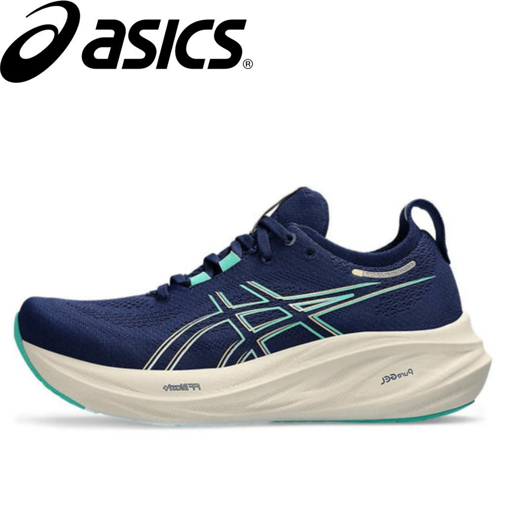 Quần chạy bộ ASICS Gel Nimbus 26 màu xanh chanh, thiết kế thoáng khí kiểu Pháp (Nữ)