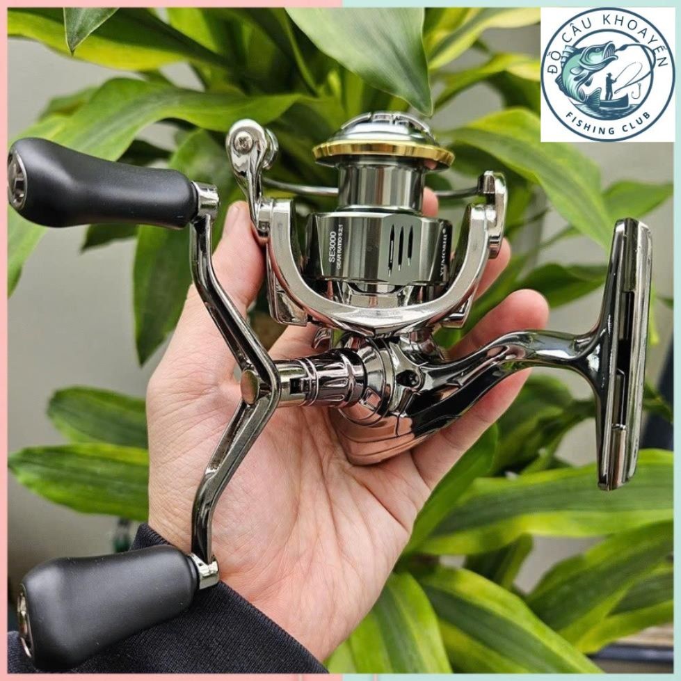 Máy câu cá máy câu lure kim loại cối nông siêu êm tay quay đôi cân bằng Yumoshi SE