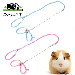 Daweif Hamster Dây Xích Dễ Thương Có Thể Điều Chỉnh Với Chuông Dây Nylon Cho Chuột Sóc Chinchilla Gerbil Chuột Vest