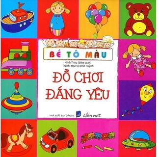 Sách bé tô màu - đồ chơi đáng yêu