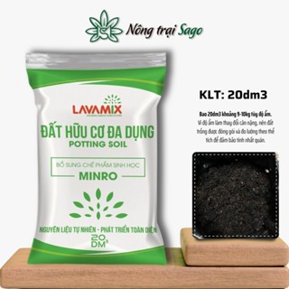 Đất Trồng Cây Lavamix (túi 20dm~10kg) Và nhiều Phân loại Đất hữu cơ + Phân bón đã qua xử lý - Nông Trại Sago